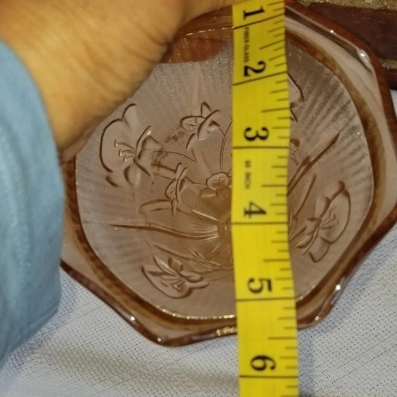 Vintage carnival glass‎ vase - Picture 3 of 7